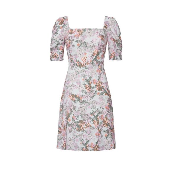 Rebecca‎ Minkoff Floral Square Randy Dress XL Coquette Trad Dollette Cottagecore - Picture 2 of 10